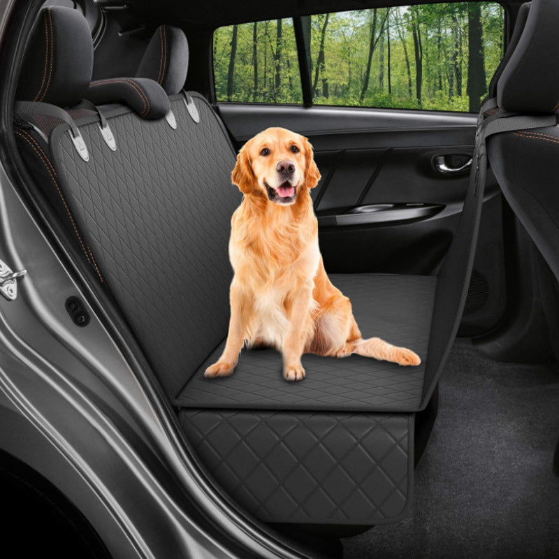 Dog Car Seat Cover | Hammock Style with Safety & Storage