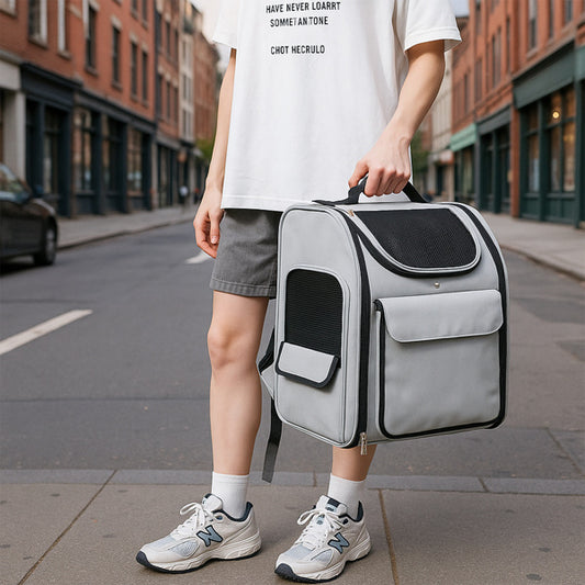 Soft-Sided Pet Travel Backpack | Expandable, Breathable & Secure Carrier