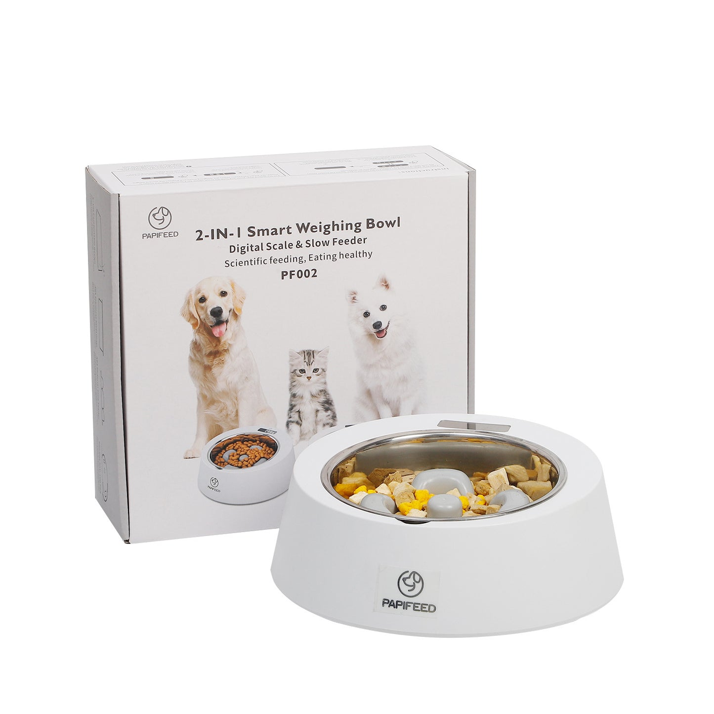Slow Feeder Pet Bowl | Smart, Measured & Stress-Free Meals