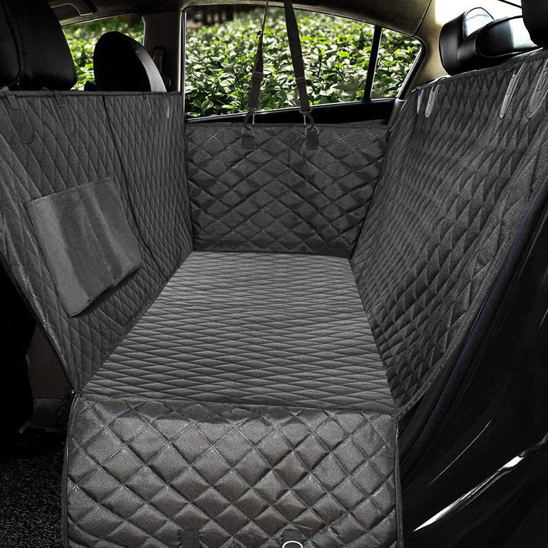 Dog Car Seat Cover | Hammock Style with Safety & Storage