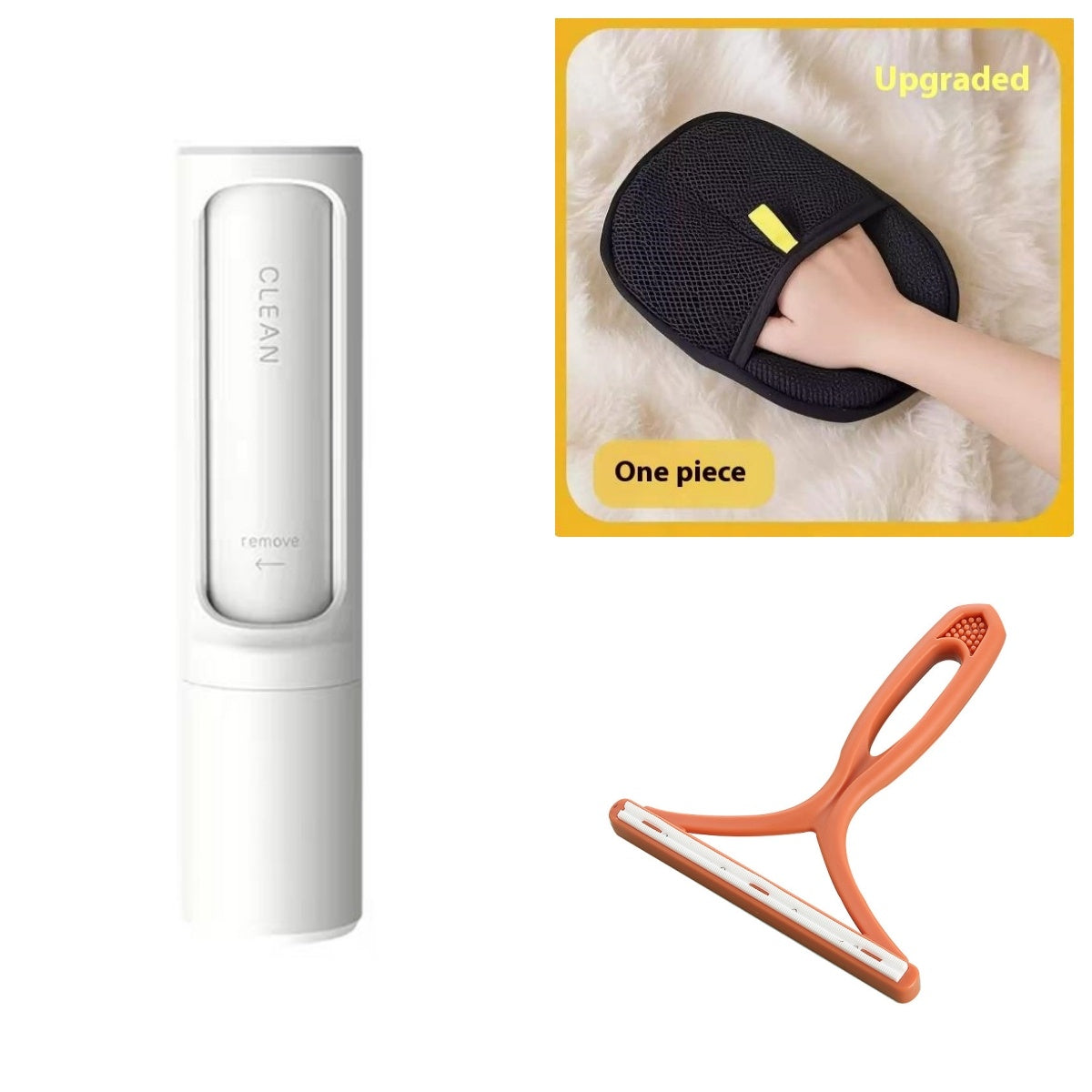 Reusable Pet Hair Remover | Self-Cleaning Brush for Cats & Dogs