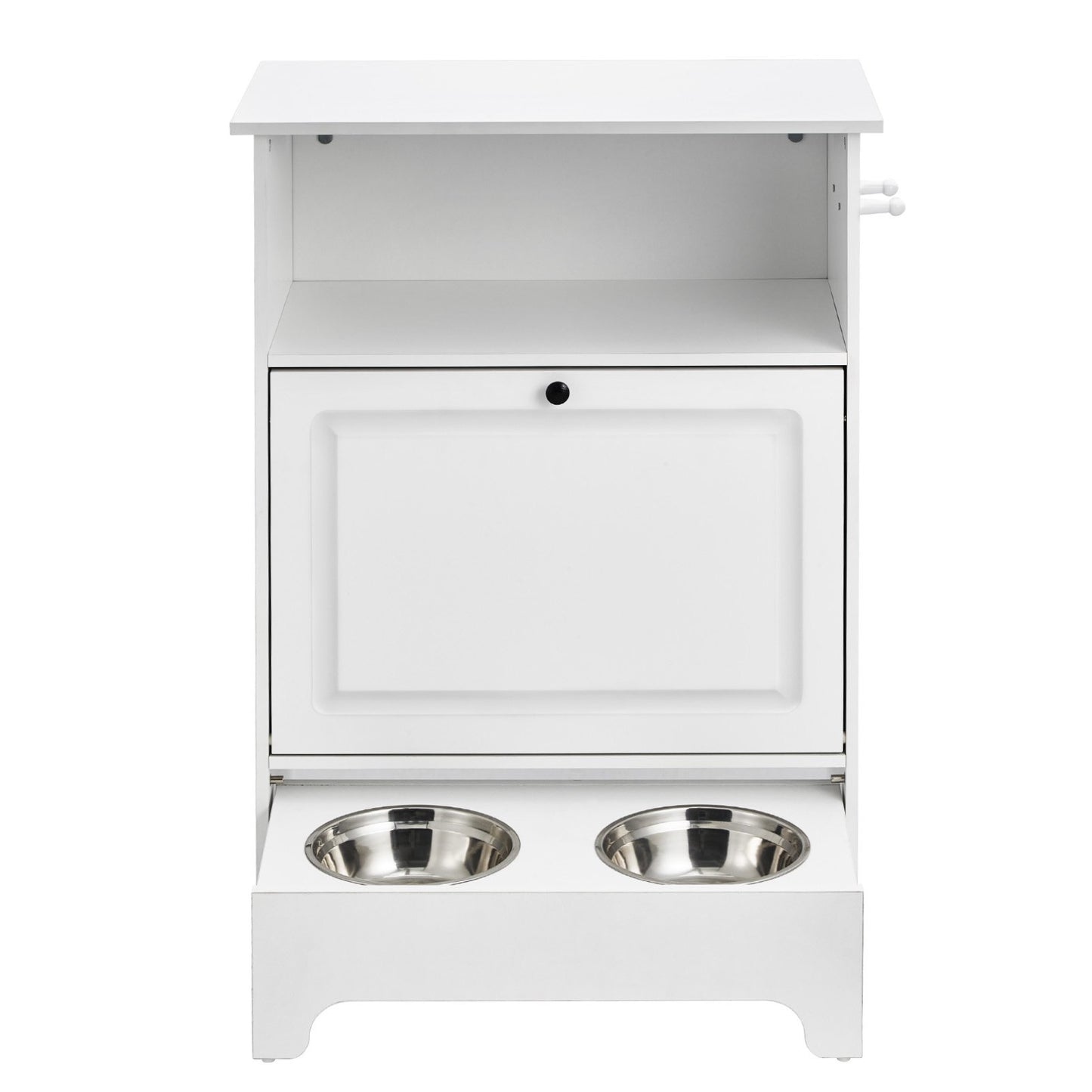 Elegant Pet Feeder Cabinet | Elevated Dining with Smart Storage