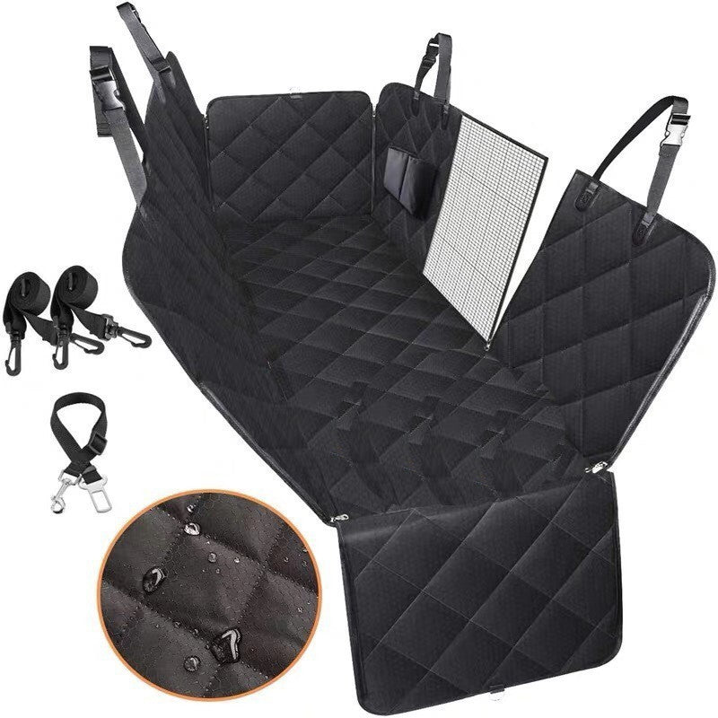 Dog Car Seat Cover | Hammock Style with Safety & Storage