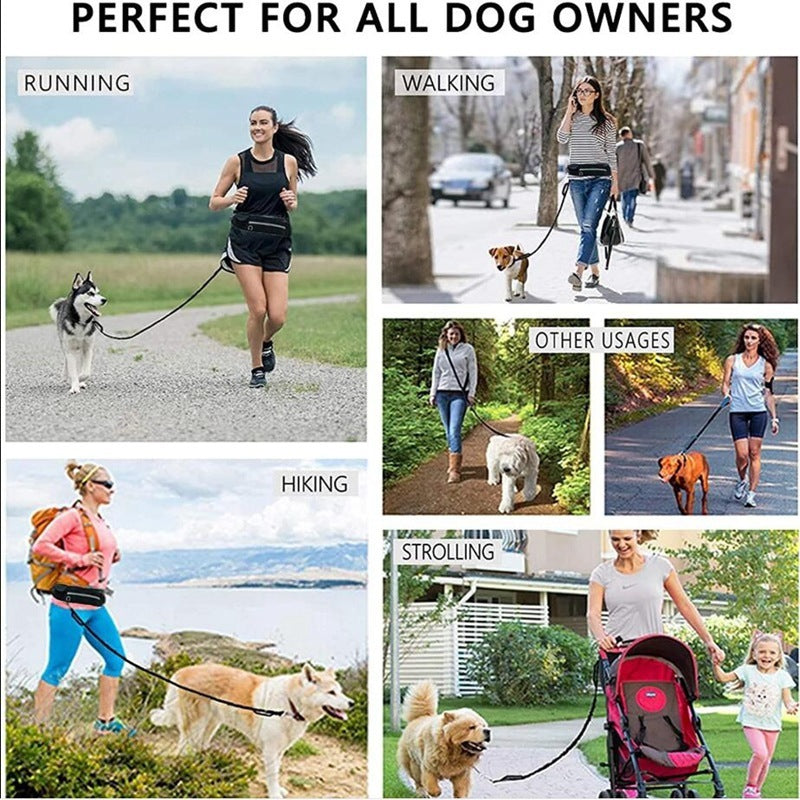 Hands-Free Pet Leash | Secure Walking for Large Dogs