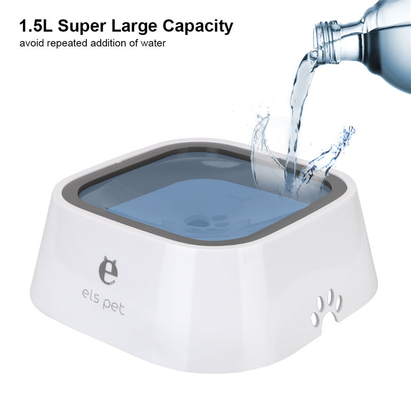 Slow Drinking Pet Water Bowl | No Spill, Clean & Easy