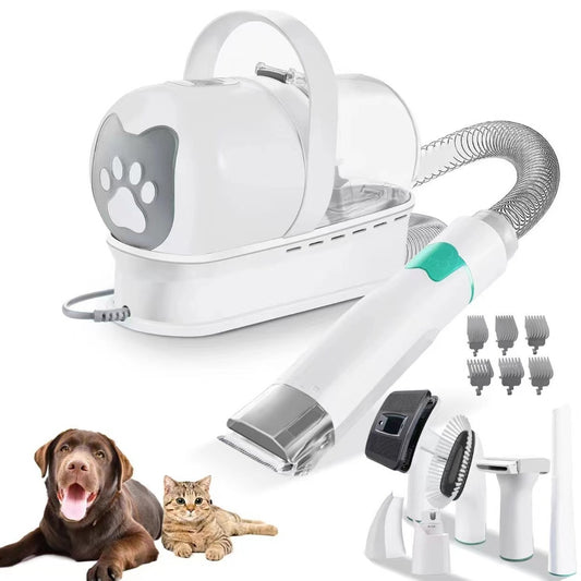 7-in-1 Pet Grooming Vacuum  | Trim, Clean & De-Shed Easily