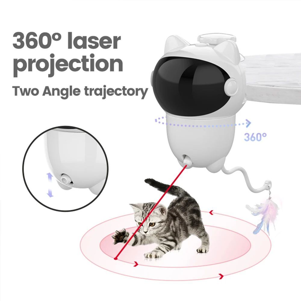 Smart Cat Laser Toy | Automatic Fun & Endless Exercise