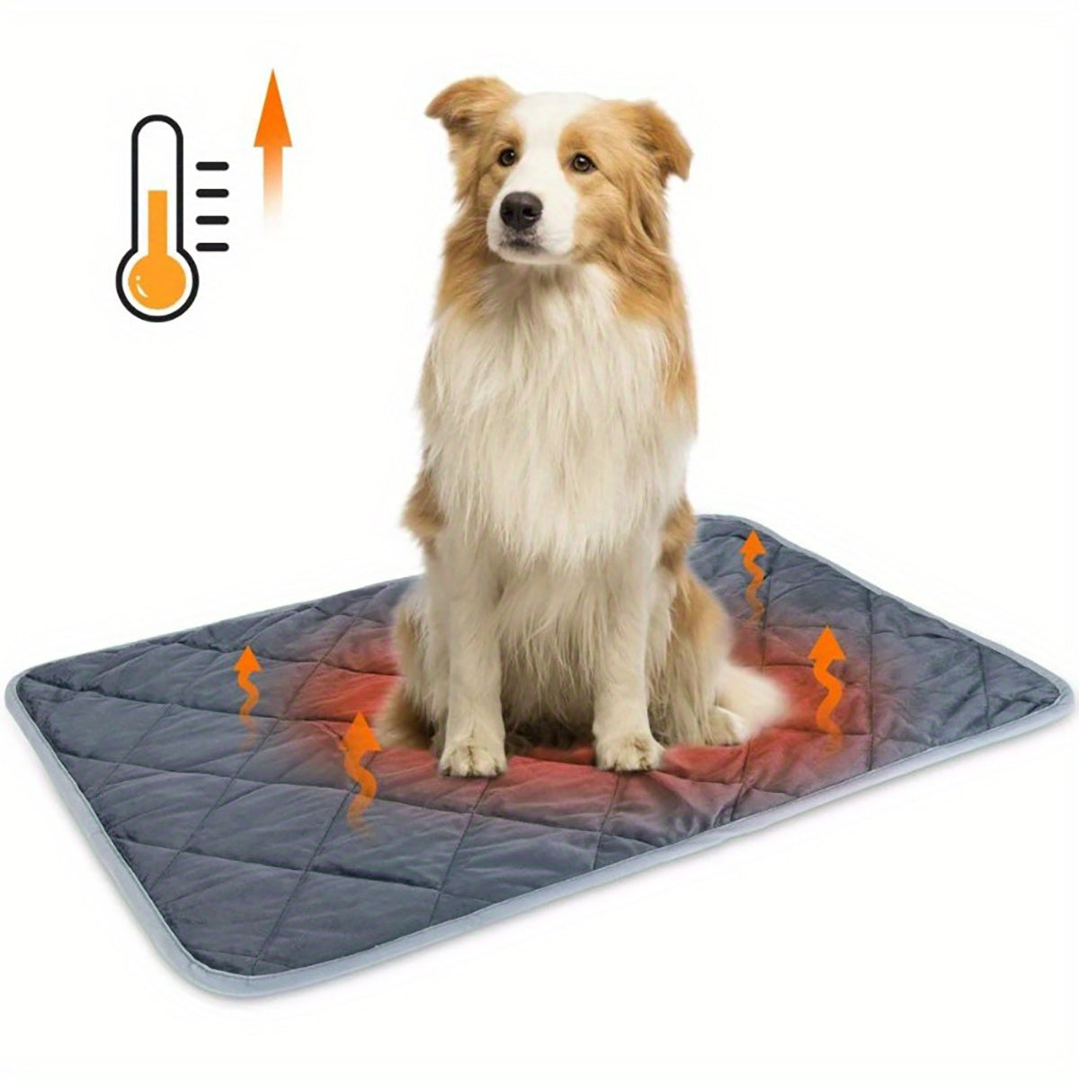 Self-Heating Pet Bed | Warm, Cozy & Washable Comfort
